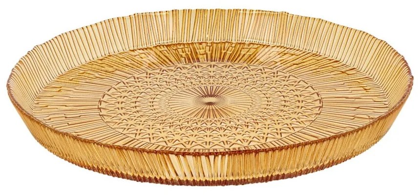 Piatto da portata in vetro arancione ø 30 cm Kusintha - Bitz