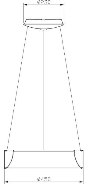 Deko-Light 342122 - Lampadario LED dimmerabile SCULPTORIS LED/27W/230V 3000K diametro 45cm