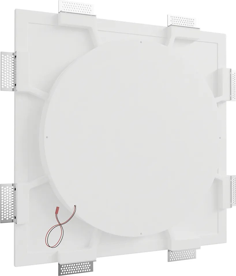 Lampada LED da incasso 175W Luna Crescente 60x60 cm in Gesso