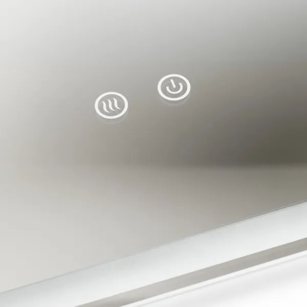 Brilagi - Specchio da bagno LED dimmerabile, riscaldato, con retroilluminazione BELLA LED/16W/230V 60x60 cm IP44