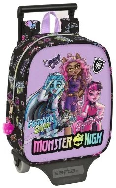 Trolley per la Scuola Monster High Creep Nero 22 x 27 x 10 cm