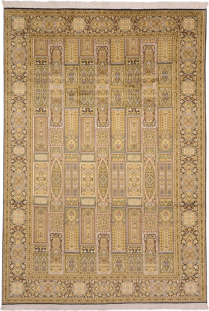 Cashmere Silk Tappeto 190x270 (Indian) Annodato A Mano