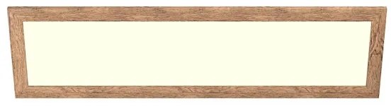 Eglo-LED RGBW Pannello LED da soffitto SALOBRENA-C LED/34W/230V marrone + telecomando