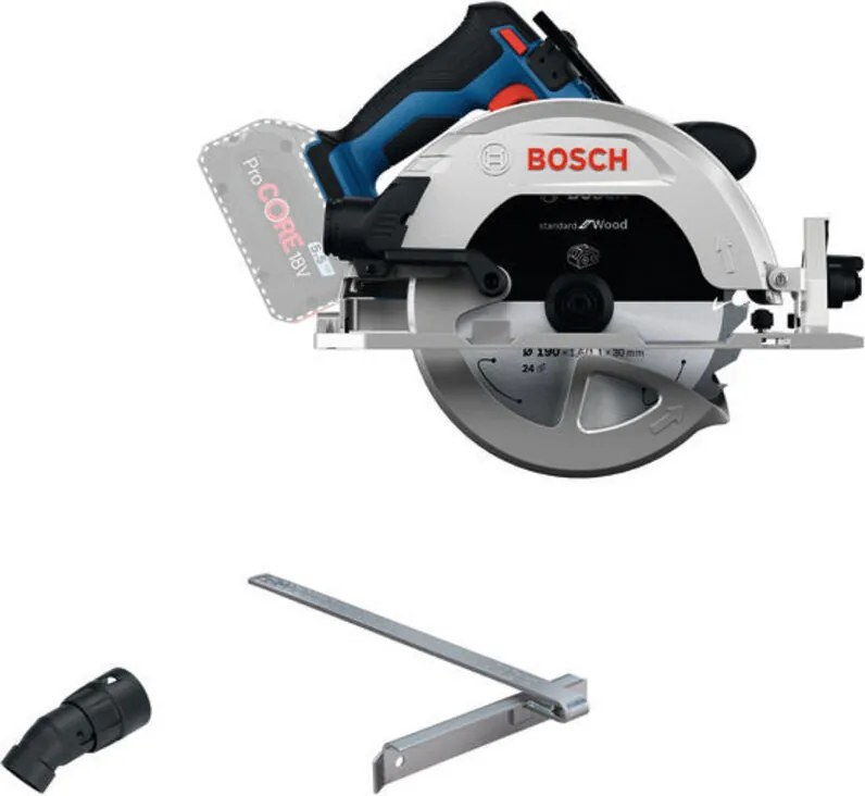 Sega circolare a batteria Bosch GKS 18V-68-2 senza batteria e caricabatterie in scatola