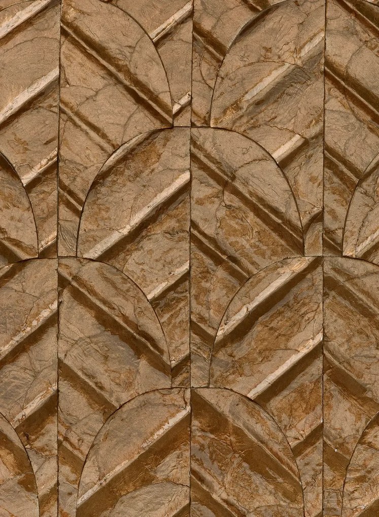 Arte Carta da parati Abalone - Mocha