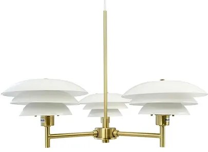 DL20 Lampadario Opal/Brass - DybergLarsen