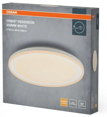 Osram - Plafoniera LED ORBIS PEDERSON LED/36W/230V Ø 55 cm bianca