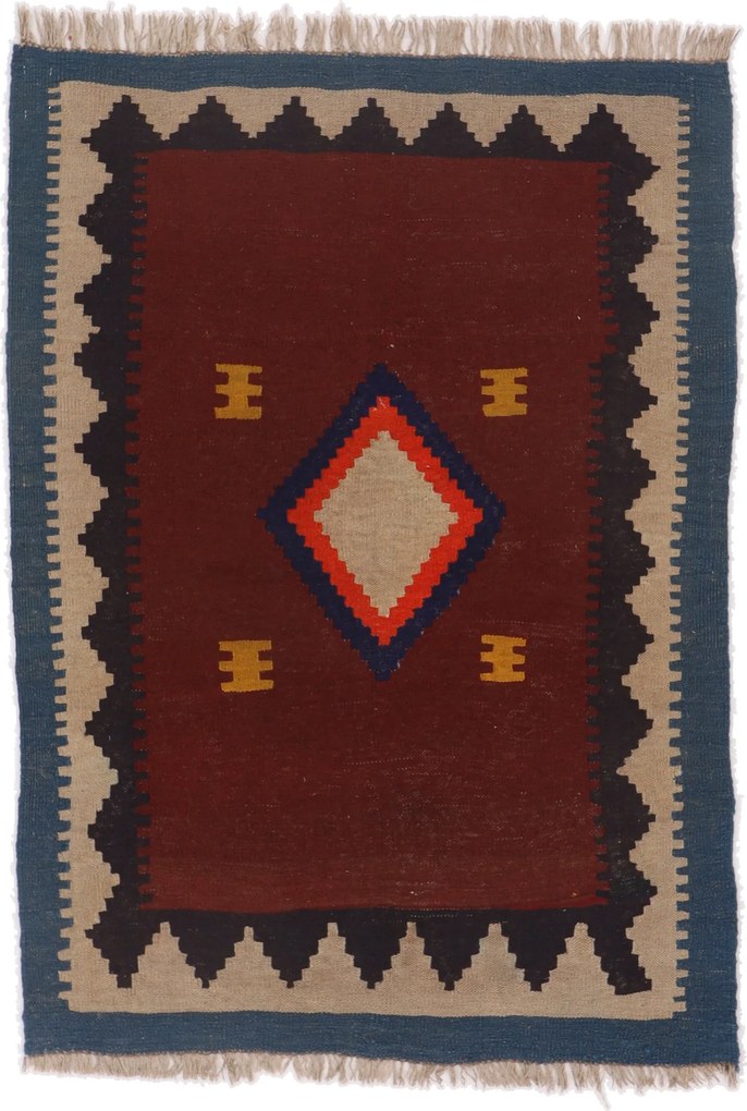 Kilim Tappeto persiano 150x110 (Iran) Tessuto A Mano