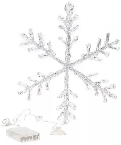 Decorazione per finestre di Natale a LED 16xLED/3xAA bianco caldo