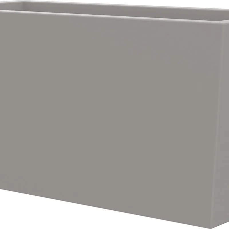 Fioriera MATELICA in polietilene grigio H 61 cm L 100 x P 35 cm