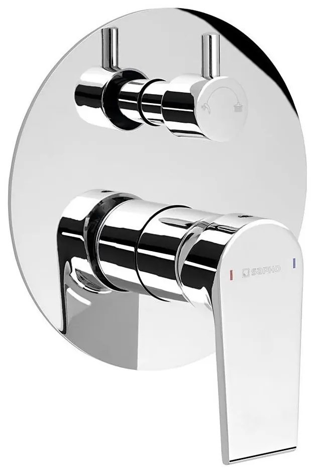 Sapho - Miscelatore doccia da incasso KAI cromo lucido
