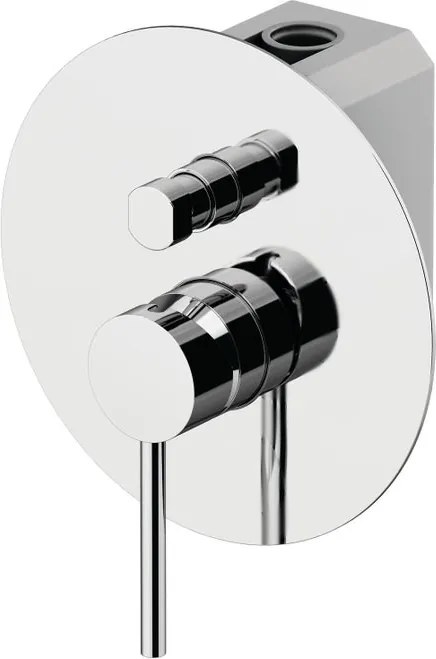 Rubinetto per doccia con deviatore ad incasso monocomando Circle two cromo lucido GATTONI RUBINETTERIA