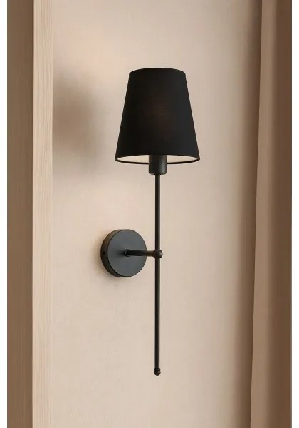 Applique MADELA 1xE14/40W/230V nera