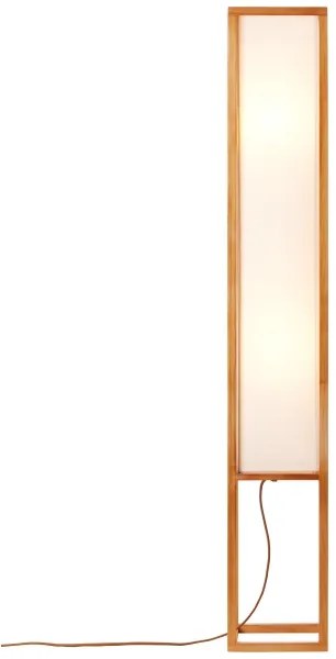 Brilliant - Lampada da terra SEASIDE 2xE27/40W/230V bianco/marrone
