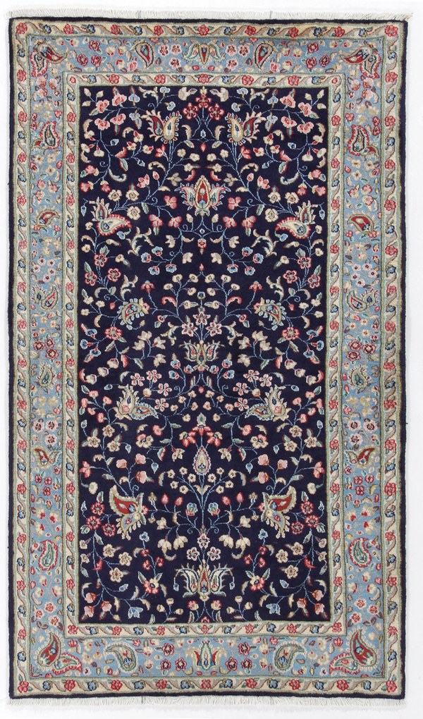Kerman Tappeto 90 x 160 (Iran) Annodato A Mano
