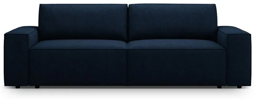 Divano letto blu scuro in tessuto bouclé 247 cm Jodie - Micadoni Home