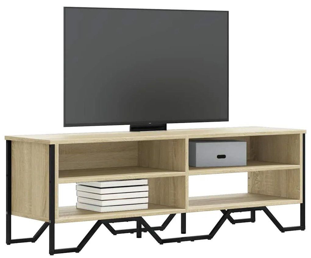 Mobile Tv Rovere Sonoma 122x34x41 Cm İn Legno Multistrato /