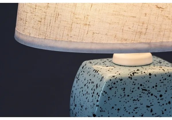 Rabalux 74074 - Lampada da tavolo DAYAMI 1xE14/40W/230V blu