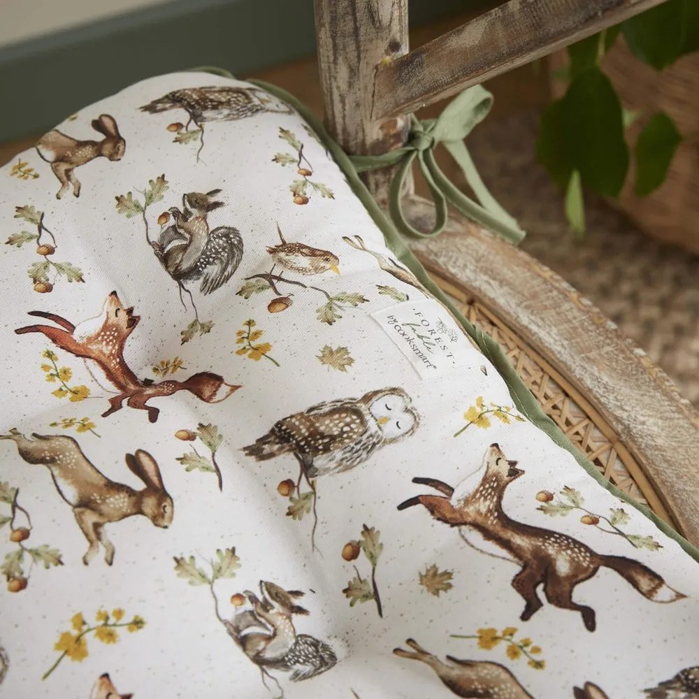 Cuscino per sedia in cotone 36x34 cm Forest Fable – Cooksmart ®