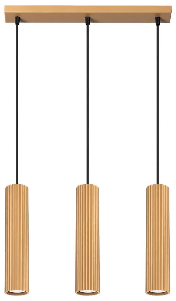 Lampadario dorato Gleam – Sollux