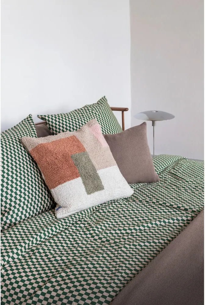 Set singolo con copripiumino e federa grigio-beige in cotone sateen 140x200 cm Mini - Mette Ditmer Denmark