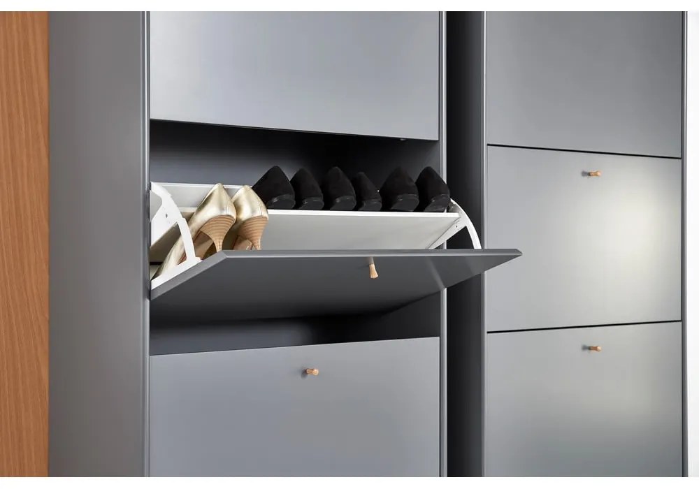 Scarpiera incernierata grigia Mistral - Hammel Furniture