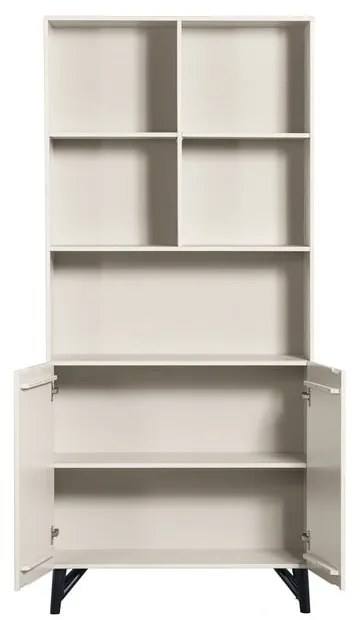 Libreria in legno di pino crema 90x200 cm Miller - WOOOD