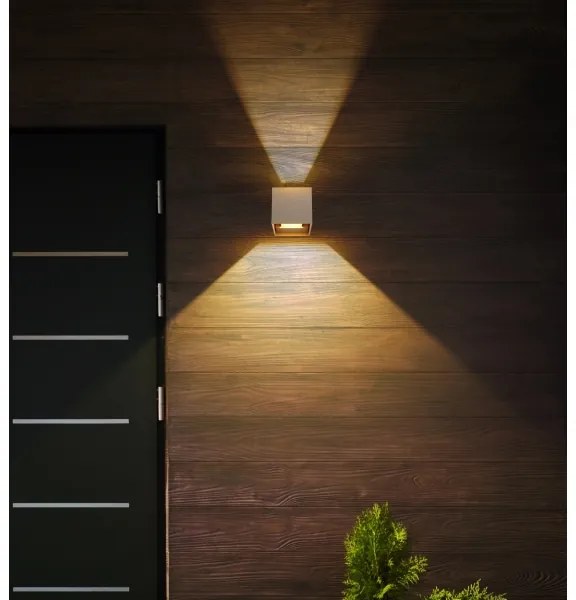 Globo 34168SA - Applique da esterno LED VERONIKA 2xLED/3W/230V IP54