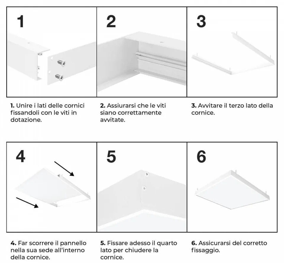 Plafoniera LED 60x60 44W BACKLIGHT da soffitto, 130lm/W, UGR19 - PHILIPS CertaDrive Colore  Bianco Naturale 4.000K