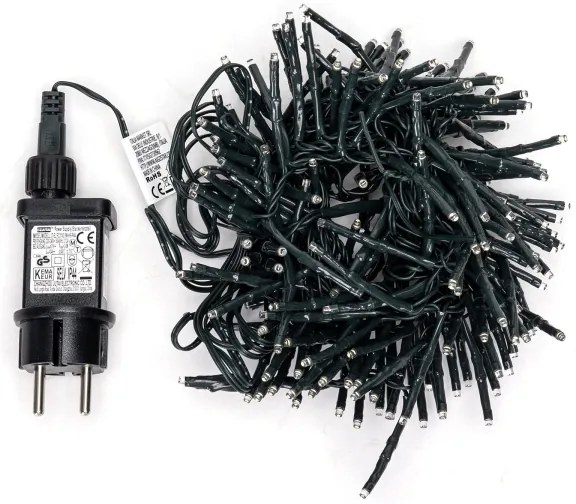 Aigostar - Catena LED natalizia da esterno 200xLED/8 funzioni 8m IP44 bianco freddo