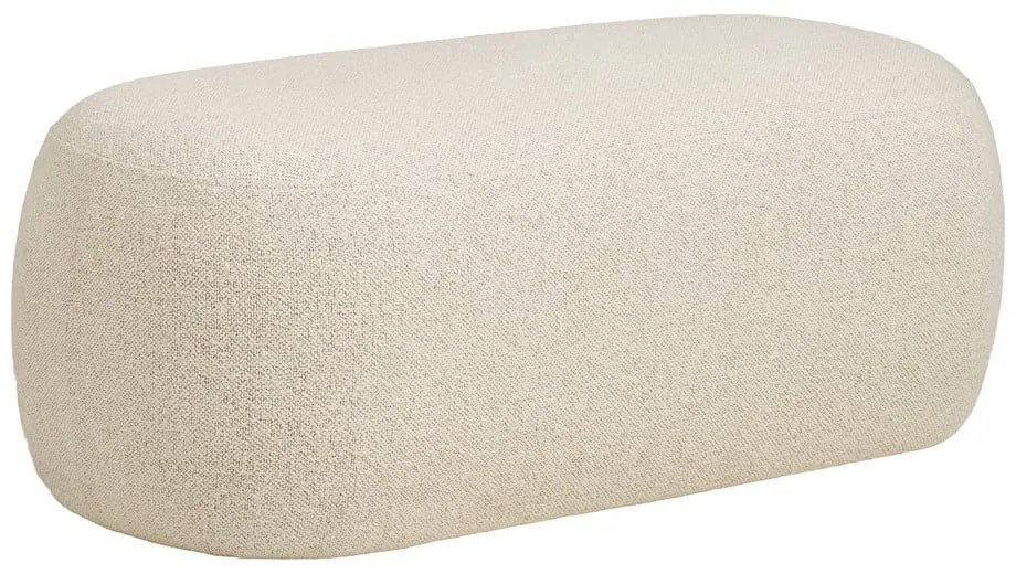 Panchina beige con rivestimento in bouclé Blossomville – House Nordic