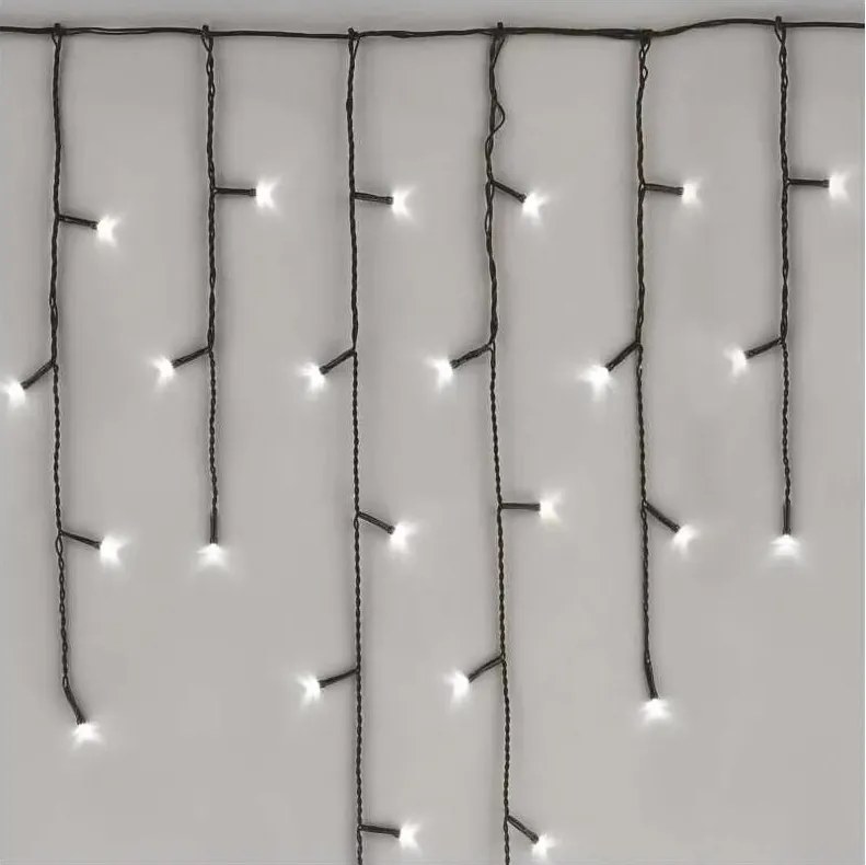 Catena luminosa LED da esterno 100xLED/2,5x0,9m IP44 bianco freddo