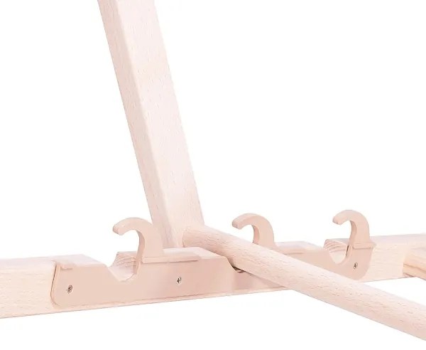 Sdraio da giardino arancione/faggio