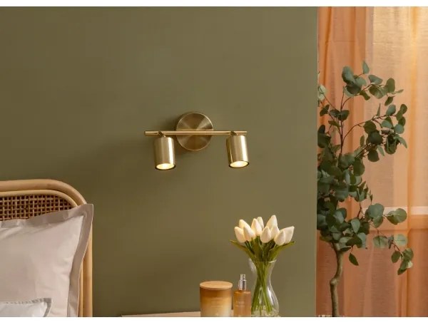 Atmosphera - Faretto VICO 2xGU10/25W/230V dorato