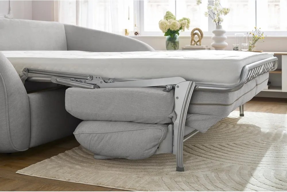 Divano in grigio chiaro allungabile 235 cm Cezanne – Bobochic Paris