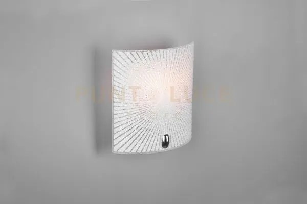 Elisa applique rettangolare vetro decoro e graniglia di vetro l.20c...