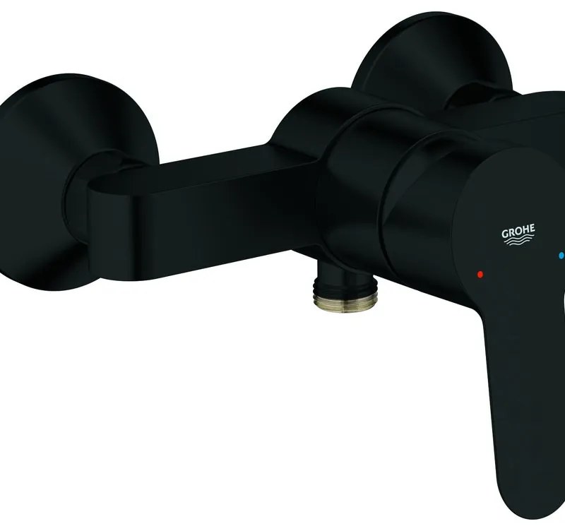 Rubinetto per doccia getto aerato monocomando Start Clova nero opaco GROHE