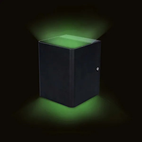 Nedis ZBLOW10RGBW - Lampada LED RGBW dimmerabile da esterno, 12W, 230V, IP65, Wi-Fi Tuya, nera