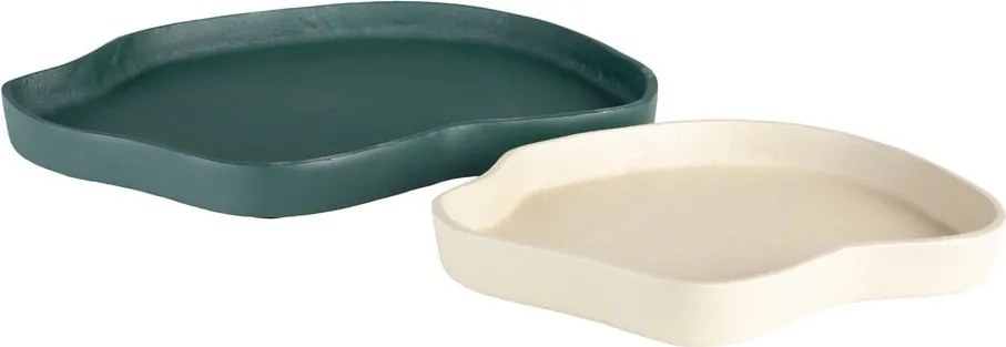 Vassoi decorativi in metallo in set di 2 35x23 cm Revolt - Zuiver