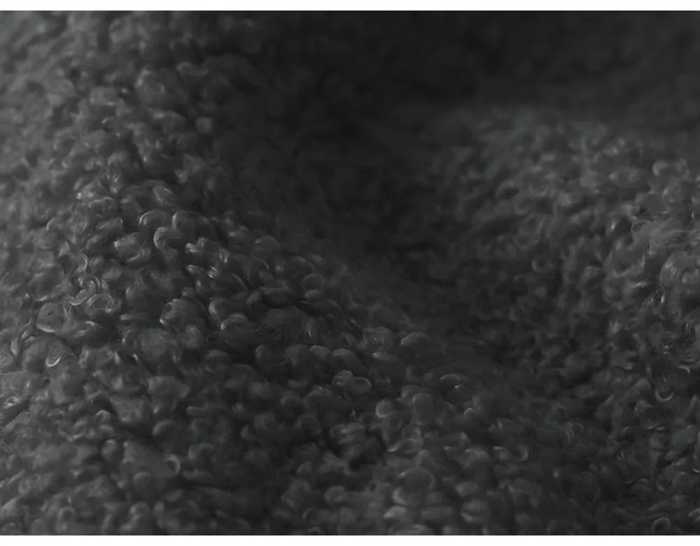 Letto matrimoniale imbottito grigio scuro con contenitore con rete inclusa 180x200 cm Makapu – Makamii