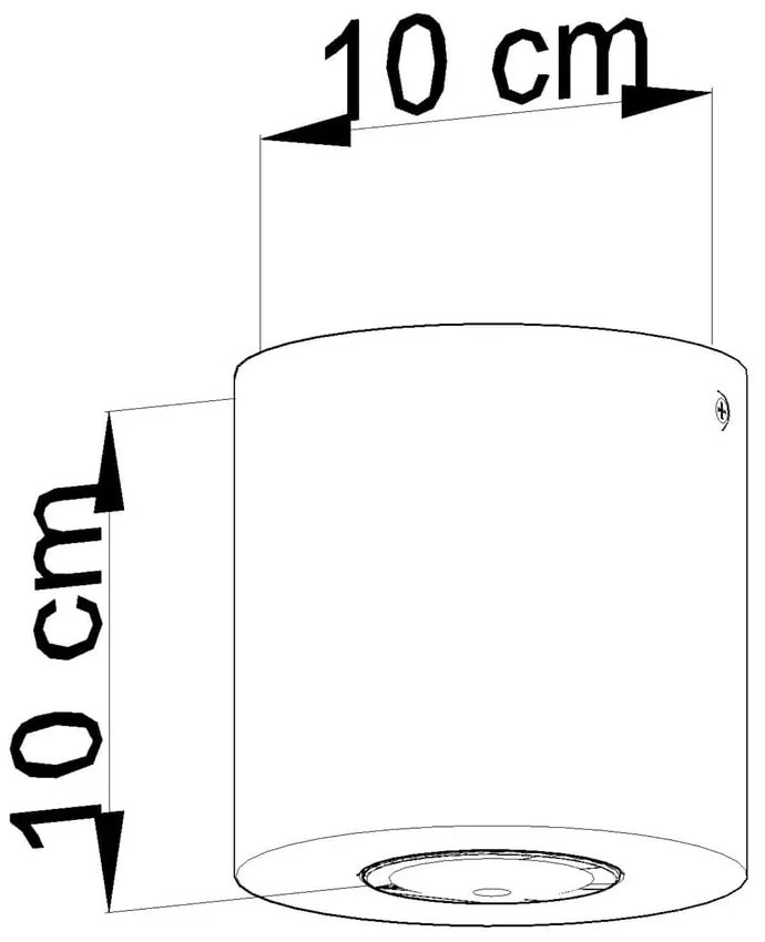 Plafoniera in legno Roda - Sollux