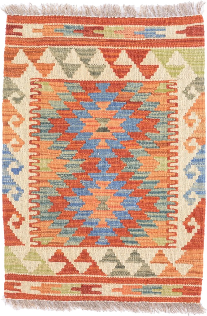 Kilim Tappeto 60 x 40 (Afghanistan) Tessuto A Mano