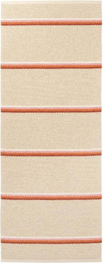 Passatoia da interno/esterno color mattone/color crema 70x180 cm Olle Brick Cream – Pappelina
