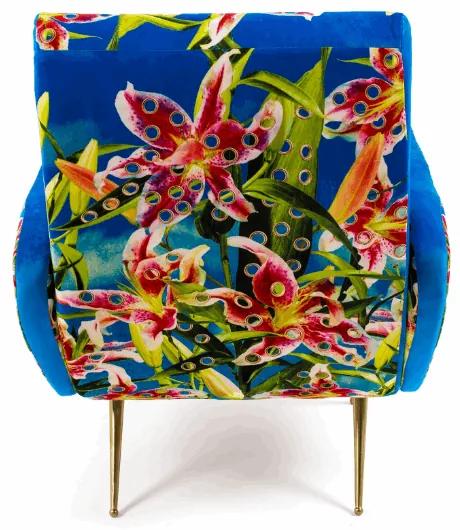 Seletti flowers with holes armchair