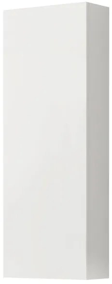Pensile bagno Brera laccato opaco bianco, 1 anta apertura da sinistra P 17 x L 30 x H 90 cm