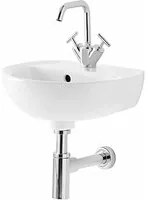 Lavabo sospeso 40 cm Geberit in ceramica lucida Colibr