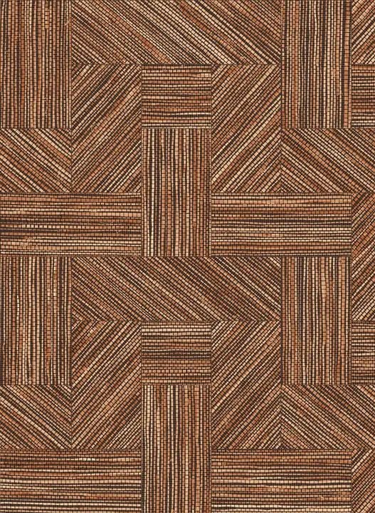 Essentials by Arte International Carta da parati Intarsio - Burnt Sienna