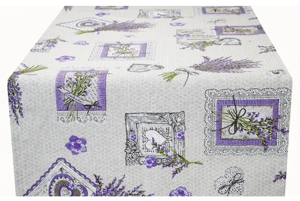 Runner Bouquet di lavanda 50x150 cm Made in Italy