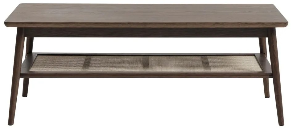 Tavolino marrone con piano in rovere 60x120 cm Barrali - Unique Furniture