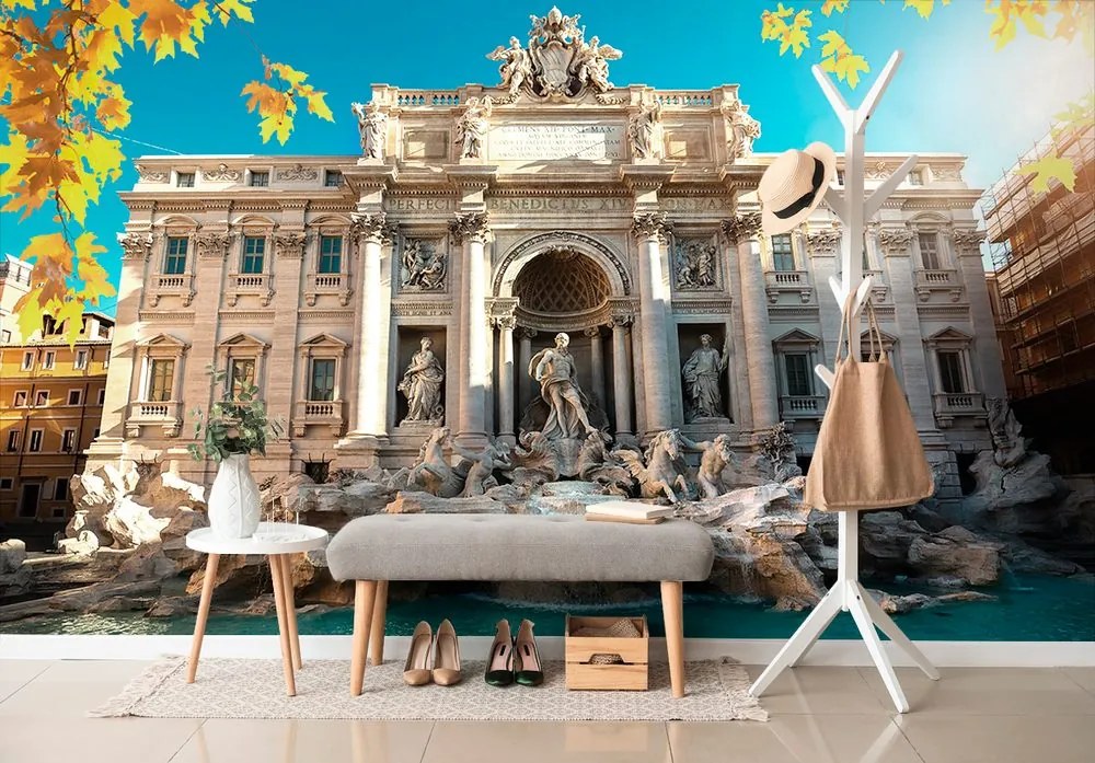 Carta da parati autoadesiva – Fontana di Trevi a Roma